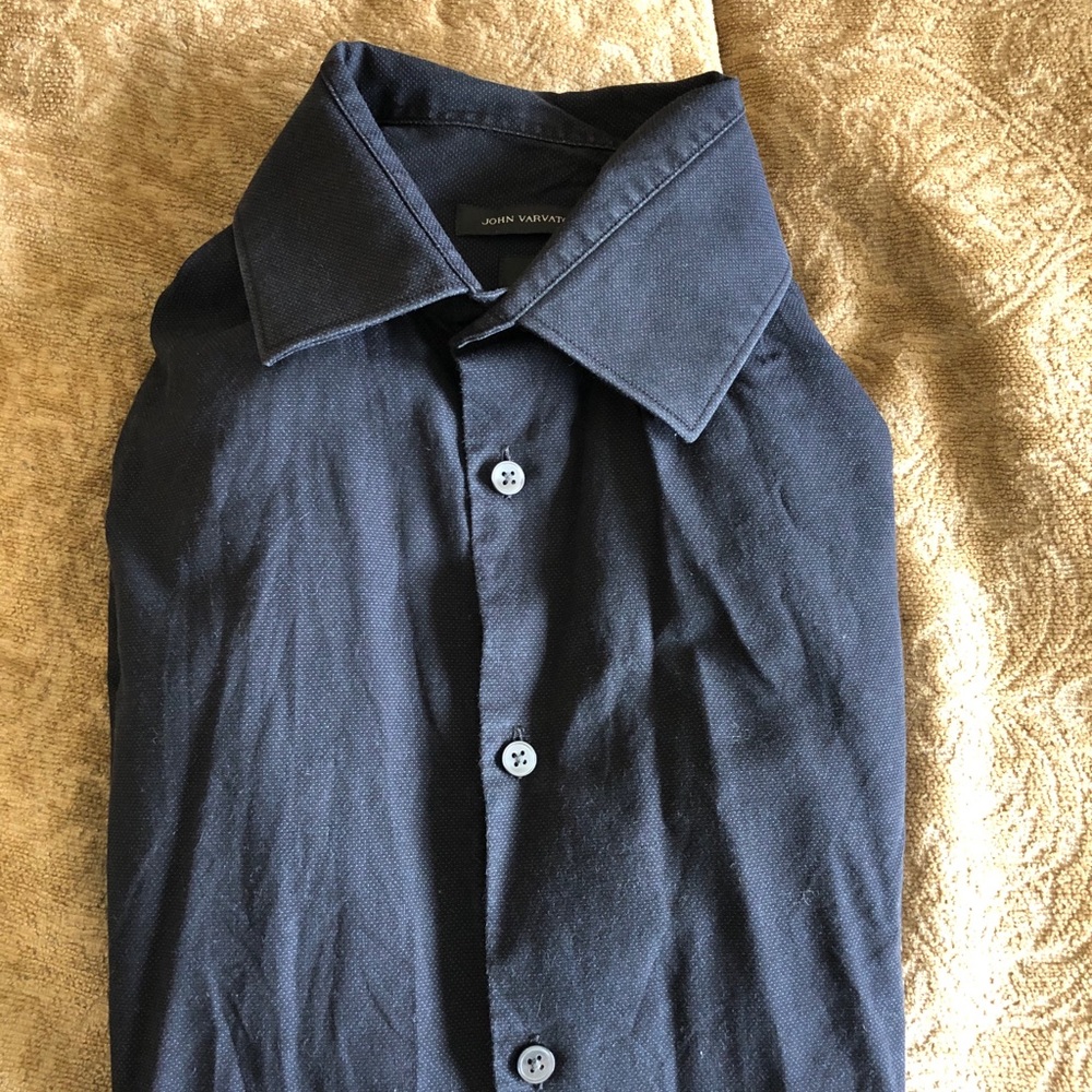 John Varatos USA slim fit button down
